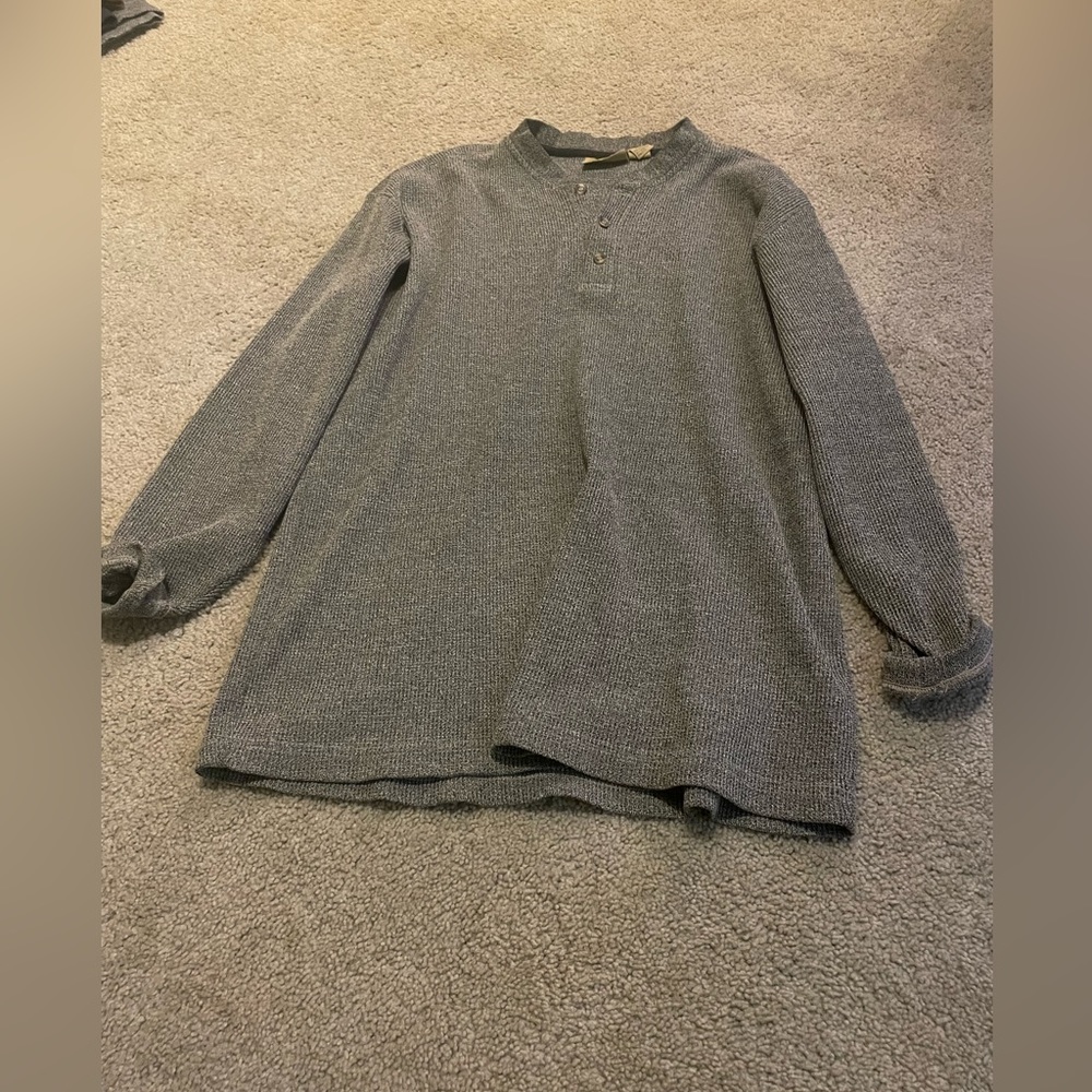 Vintage Northwestern Territory Henley size large